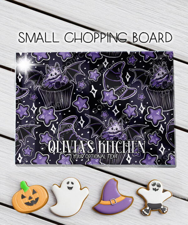 18974 personalised berry bat cupcake chopping board 2
