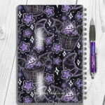 18978 personalised berry bat cupcake notebook 2