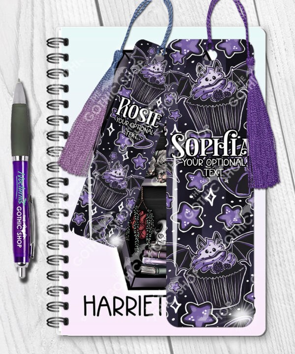 18980 personalised berry bat cupcake bookmark 2