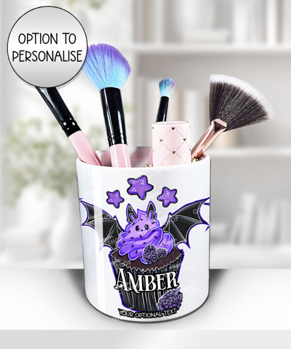 18982 personalised berry bat cupcake pen holder 1