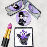 18985 personalised berry bat cupcake compact mirror 1