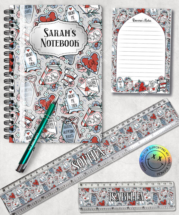19001 wuthering heights gothic romance notepad 1