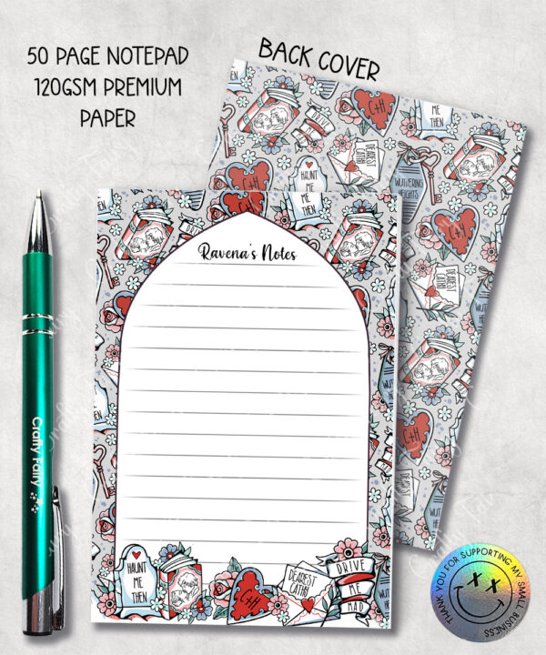 19002 wuthering heights gothic romance notepad 2