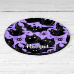 19013 fluffy cats bats gothic coaster 2