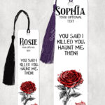19043 wuthering heights haunt me red rose bookmark 1
