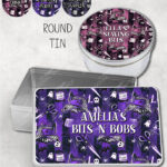 15085 sew magical pink gothic personalised storage tin 2