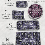 15085 sew magical pink gothic personalised storage tin 4