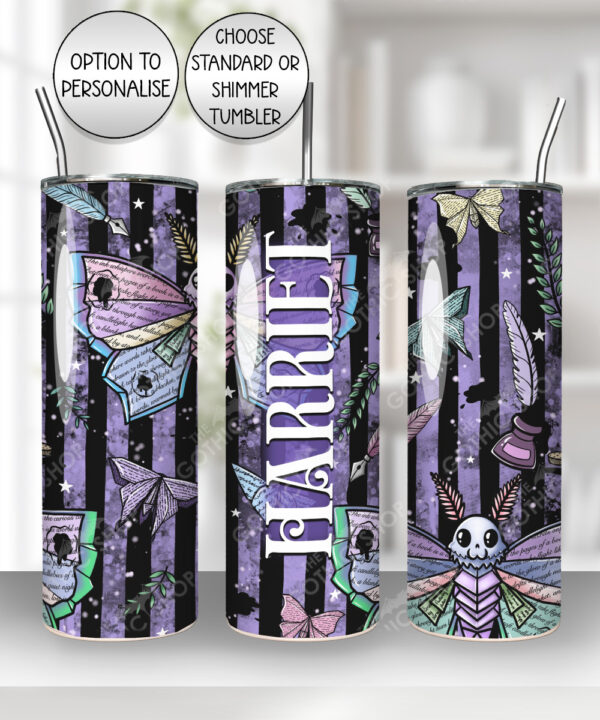 15405 origami moth personalised tumbler 2