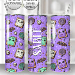 15451 personalised kawaii spooky treats gothic tumbler 2