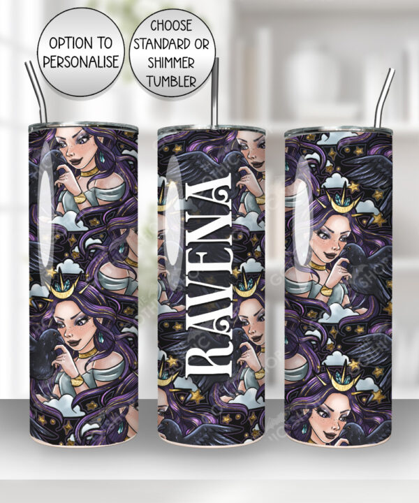 15593 personalised night witch raven gothic tumbler 2