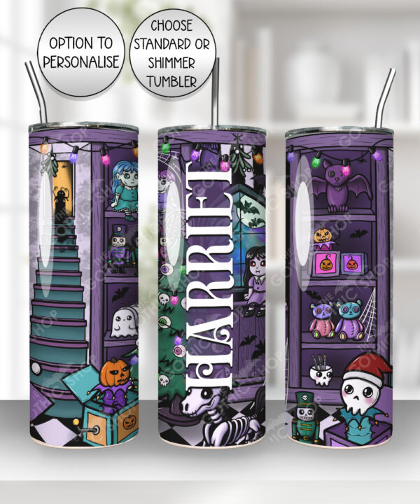15662 nightmare toy shop seasonal tumbler 2