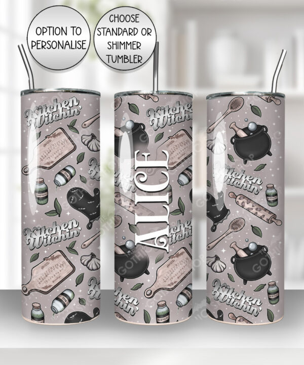 15733 personalised kitchen witch tumbler 4