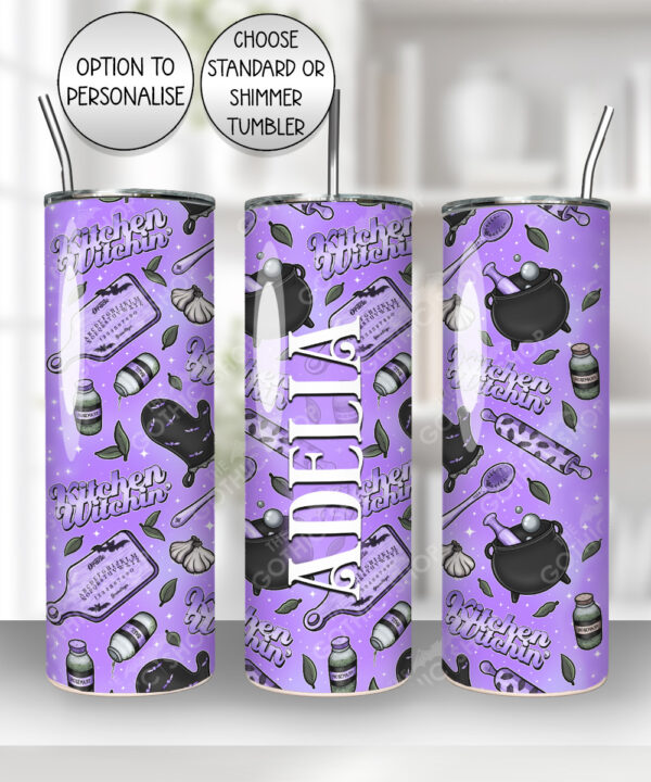 15733 personalised kitchen witch tumbler 5