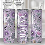 18531 skull flower tumbler 3