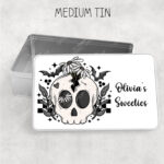 19054 skull daisies gothic tin 1