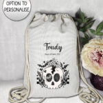 19059 skull daisies gothic drawstring pe pag 1