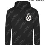 19069 skull daisies gothic hoodie 3