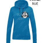 19069 skull daisies gothic hoodie 4