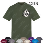 19072 skull daisies gothic t shirt 1