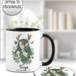 19074 green forest fairy personalised mug 3