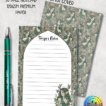 19079 green forest fairy personalised notepad 1