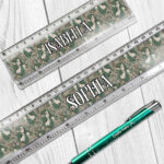 19080 green forest fairy personalised ruler
