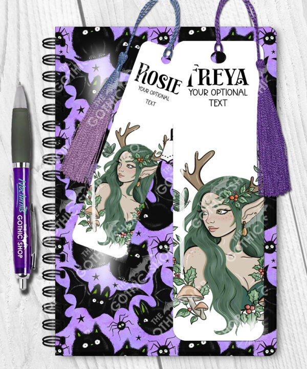19081 green forest fairy personalised bookmark 1