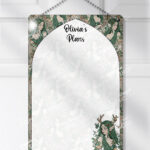 19084 green forest fairy personalised metal planner