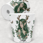 19085 green forest fairy personalised plant pot
