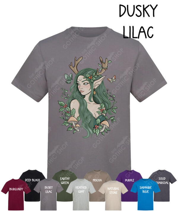 freya green forest elf mystical unisex gothic t shirt
