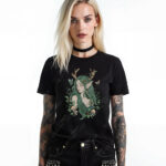 freya green forest elf mystical unisex gothic t shirt