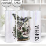 19093 personalised moth skull gothic tumbler 1