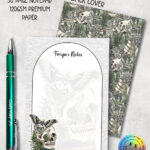 19098 personalised moth skull gothic notepad 1