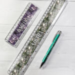 19099 personalised moth skull gothic ruler 2