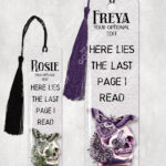 19100 personalised moth skull gothic ruler 1