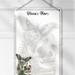 19102 personalised moth skull gothic planner 1