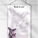 19102 personalised moth skull gothic planner 2