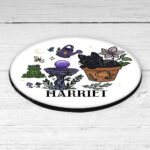 19104 personalised witchy cat coaster 2