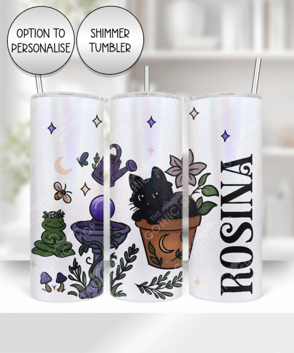 19106 personalised witchy cat tumbler 2