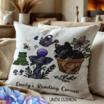 19107 personalised witchy cat cushion 1