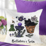 19107 personalised witchy cat cushion 2