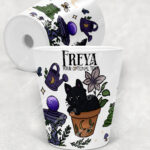 19108 personalised witchy cat plant pot
