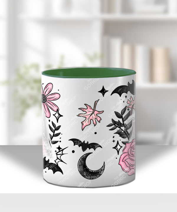 19110 pink floral ghost personalised mug 3