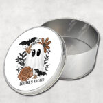 19148 ghost orange floral personalised tin 4