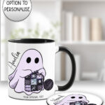 19170 personalised crochet ghostie mug coaster 3