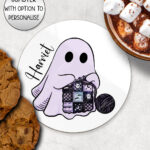 19171 personalised crochet ghostie coaster 2