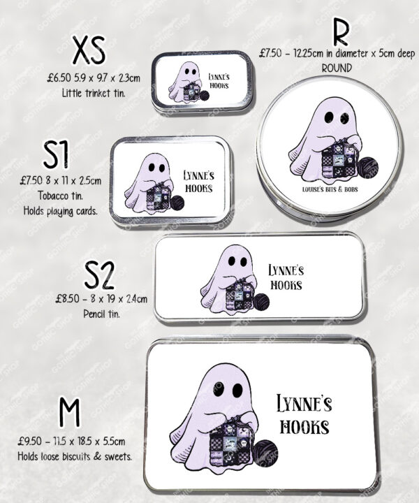 19175 personalised crochet ghostie tin 6