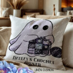19176 personalised crochet ghostie cushion 2