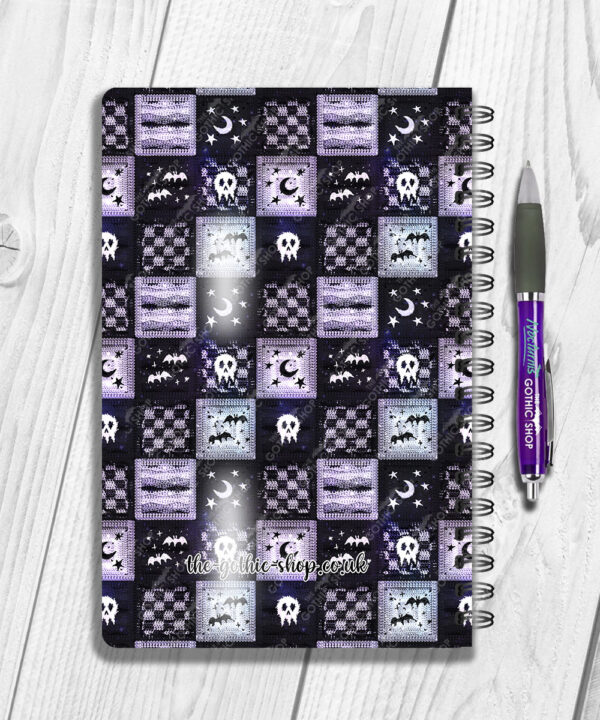 19178 personalised crochet ghostie a5 notebook 2
