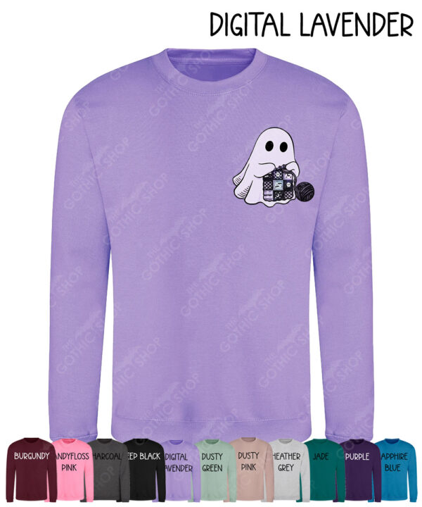 19187 personalised crochet ghostie sweatshirt 1